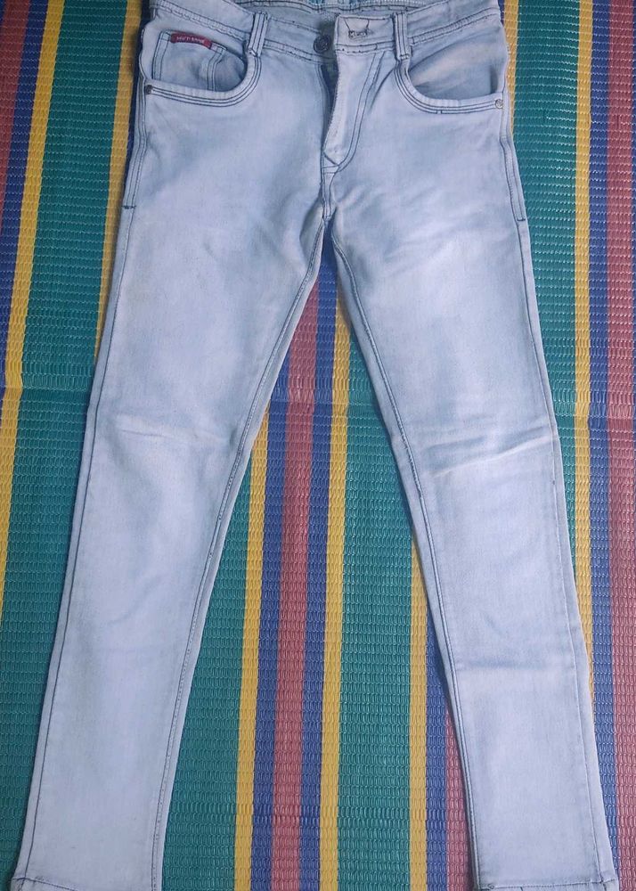 Light Wash Slim Fit Jeans
