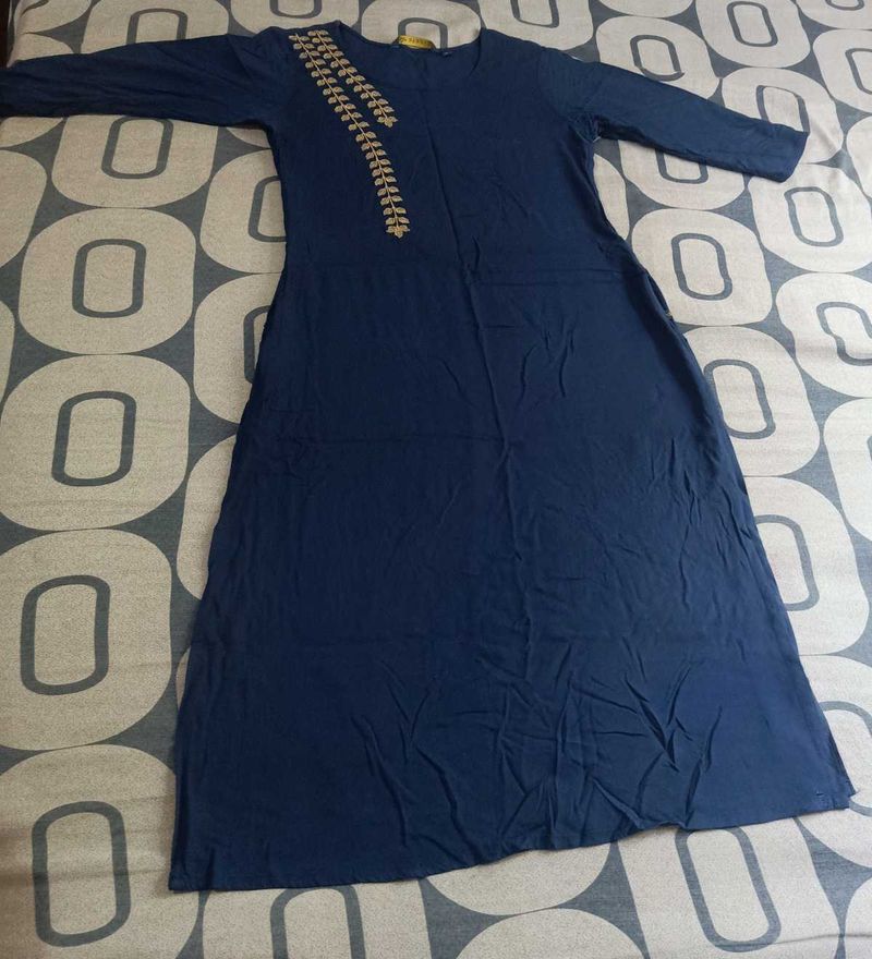 Blue Kurta