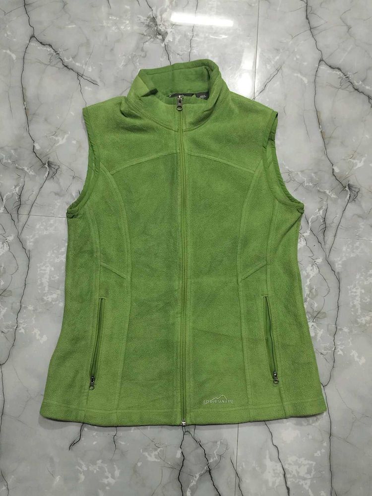 Eddie bauer Green Fleece Vest - Great Layering Pie