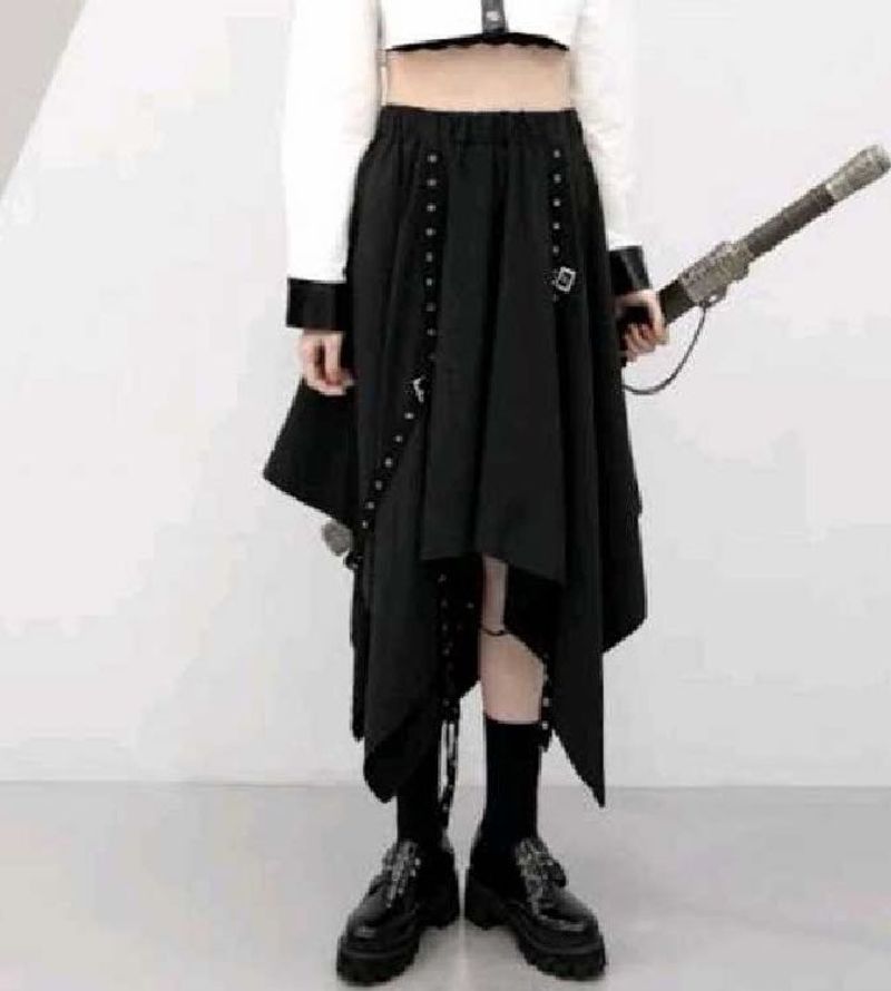 Gothic Asymmetrical Skirt