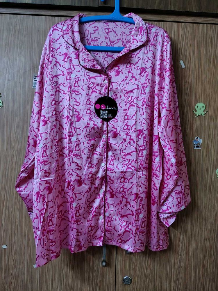 Pink Printed Sleepshirt