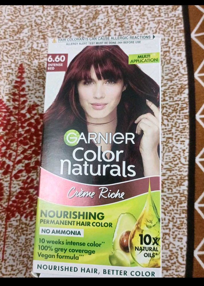 2 Garnier Color Naturals Intense Red Hair