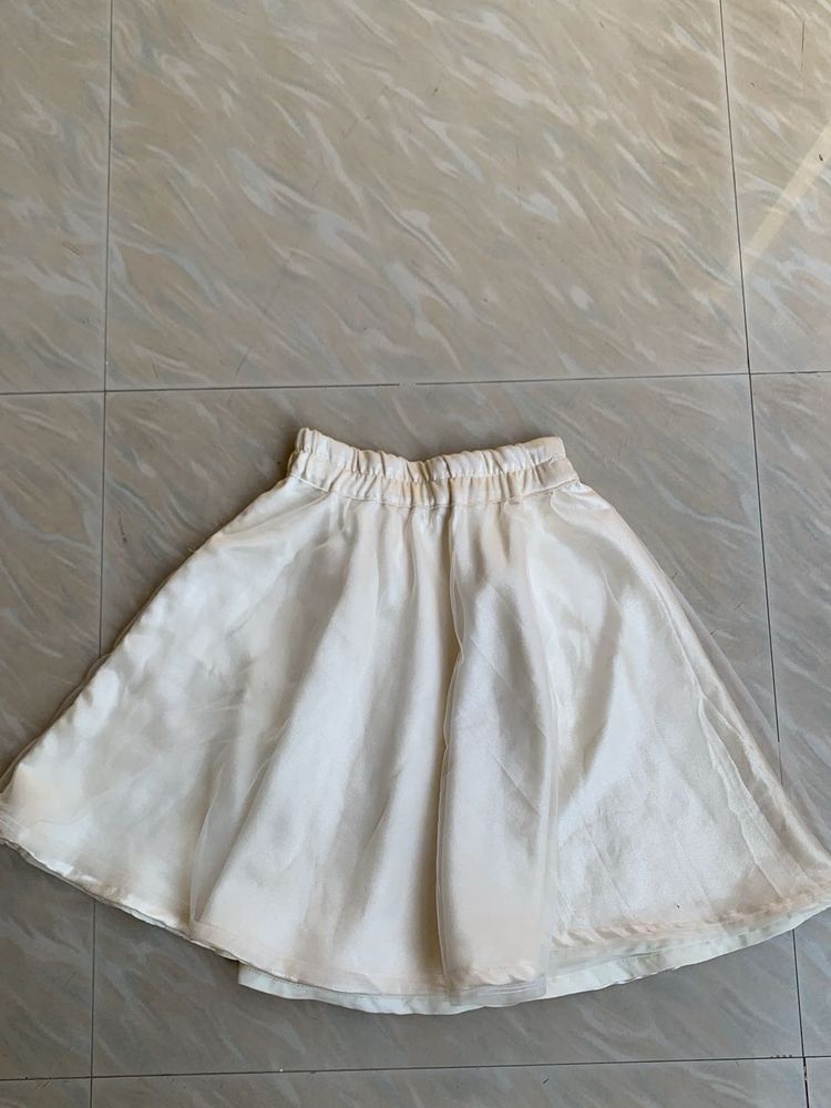 Elegant Cream fairy Skirt