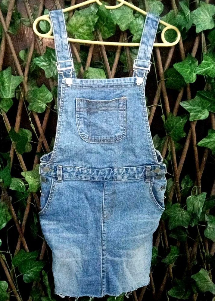 girls denim middi dress