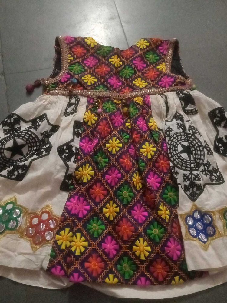 Embroidered Girls Dress
