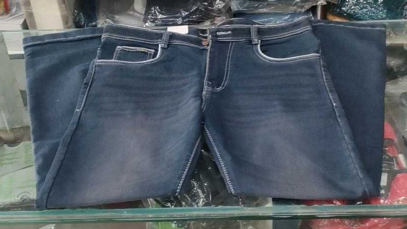 Dark Blue Denim Jeans