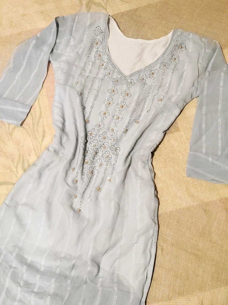 🎀 Embellished Kurta for Women 😍