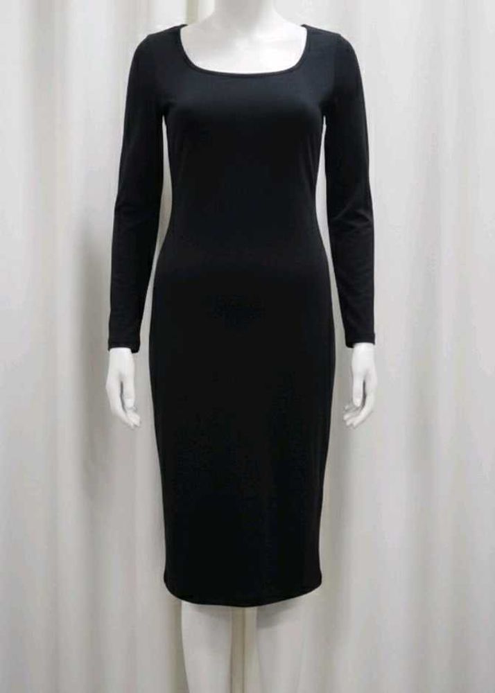 Elegant Black Bodycon Dress