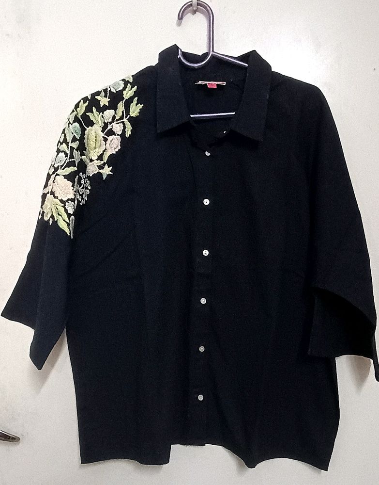 Pure Cotton Oversized Women's Shirt