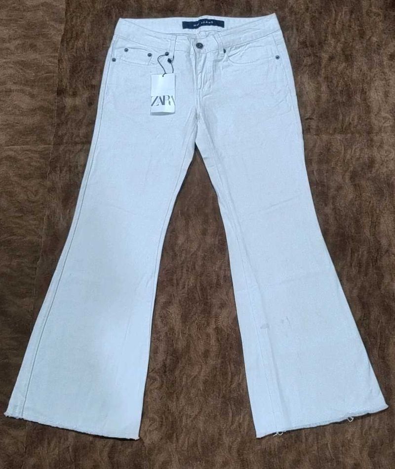 Nix White Flare Jeans
