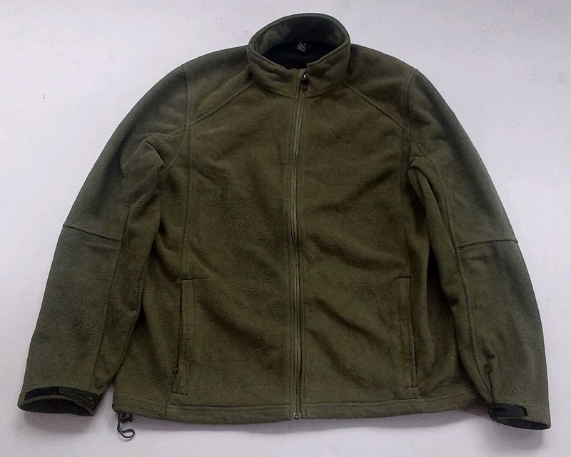 Men's Green Fleece Jacket
