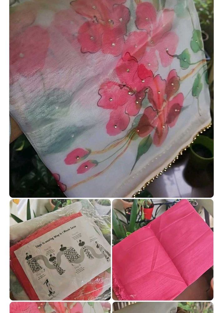 1 Minute Saree On Sale + Freebies