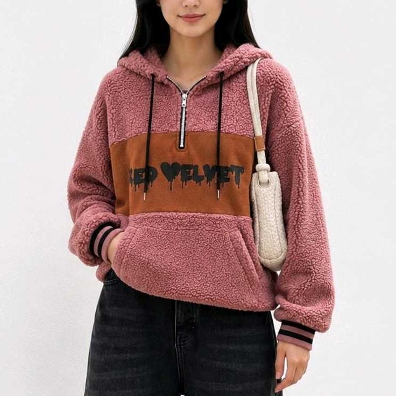 Cozy Sherpa Half-Zip Hoodie