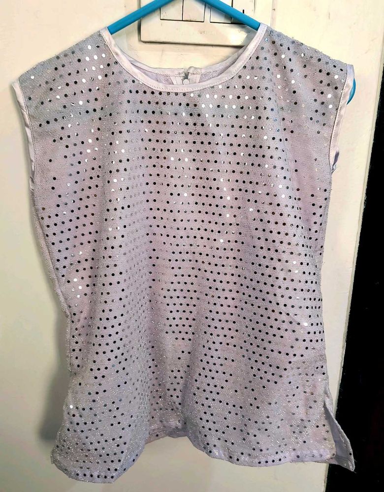 Sparkling Sequin Top + Dhoti style Pants DANCE
