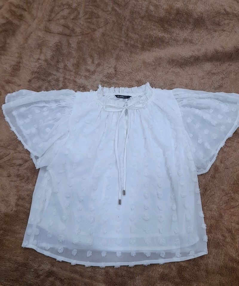 ZUDIO Size S Ruffle Top