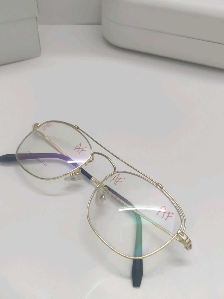 Clearance Sale- Gold Frame Aviator Eyeglasses