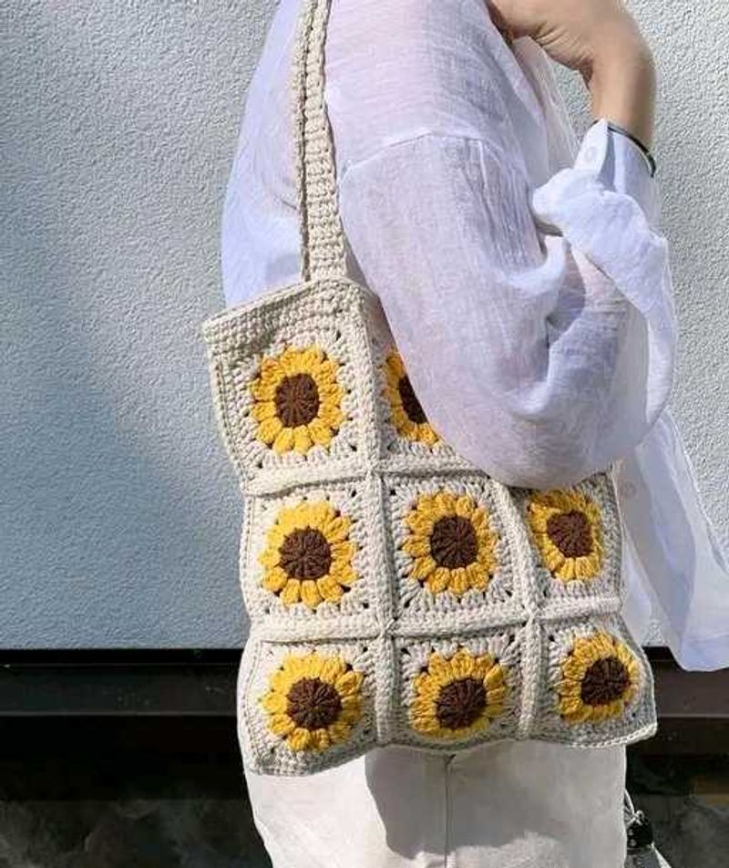 crochet handbag