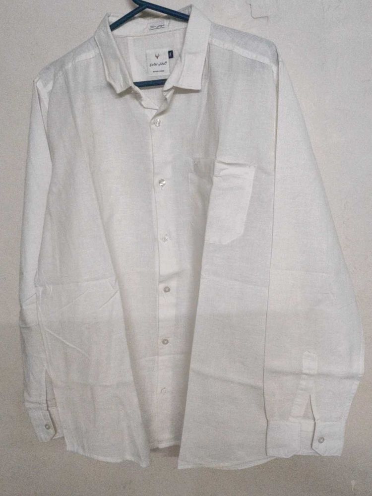 Classic White Men's Shirt