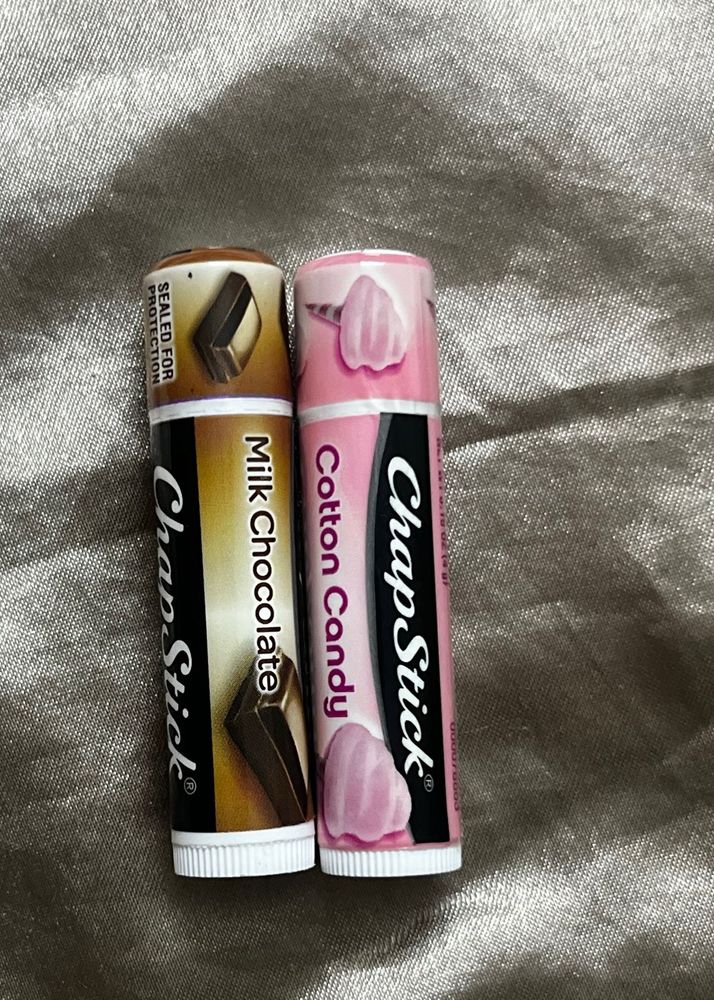 Chapstick Lip Balm Duo - Milk Chocolate &amp; Cotton C