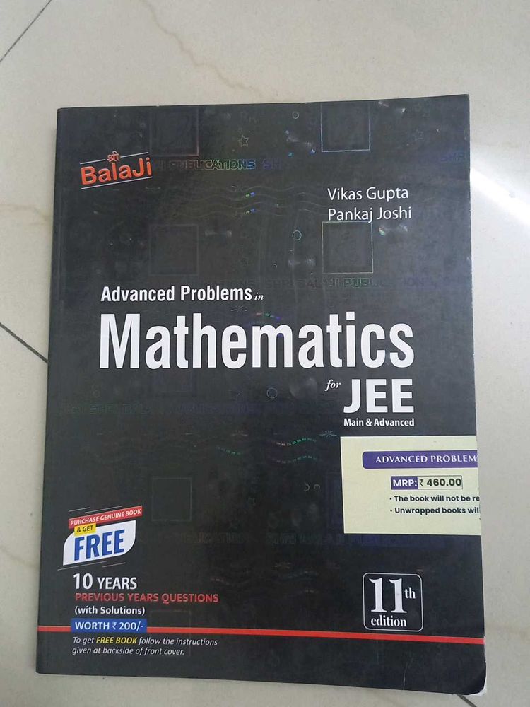 Advanced Problems in Mathematics for JEE