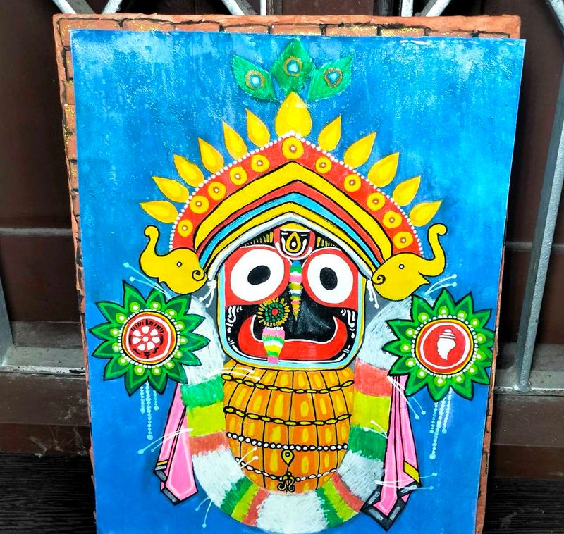 Handcrafted Lord Jagannath Painting