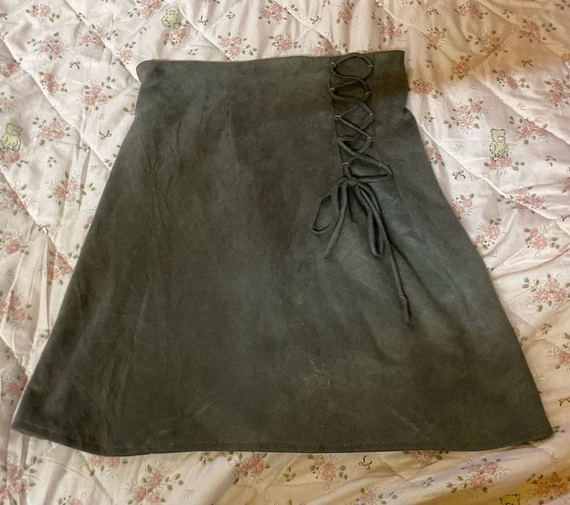Grey Trendy Girly Skirt