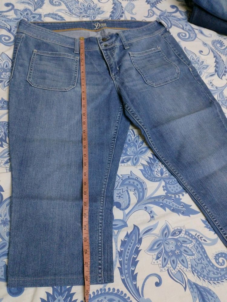 Denim Capri