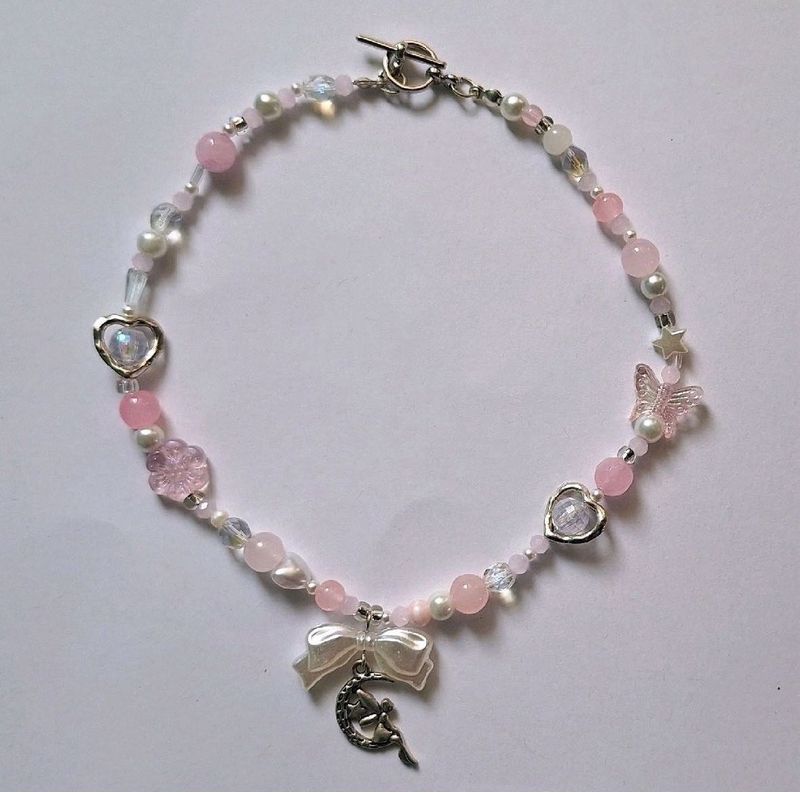 y2k Fairycore Beaded Necklace💕💕💕💕