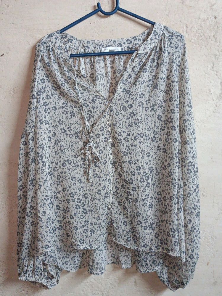 Ladies Summer Chiffon r Top Multicolour