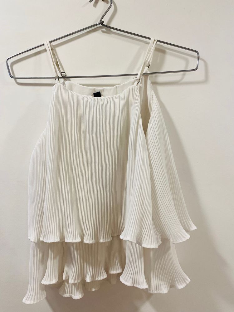 White Strap Top