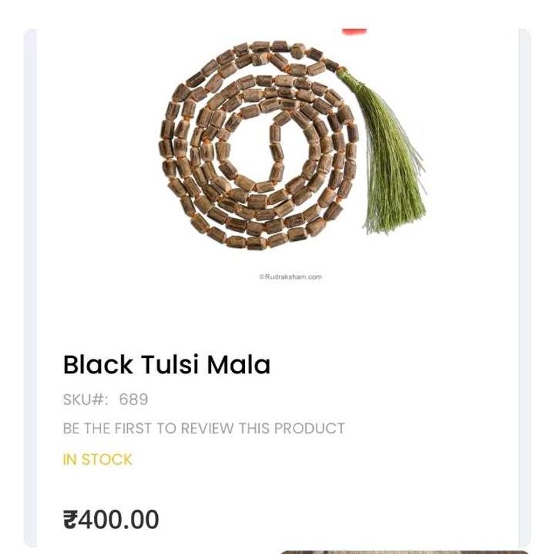 2 brand new tulsi mala holi basil garlands