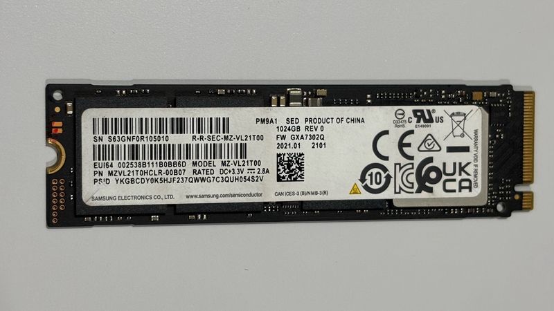 Samsung SSD 1024GB