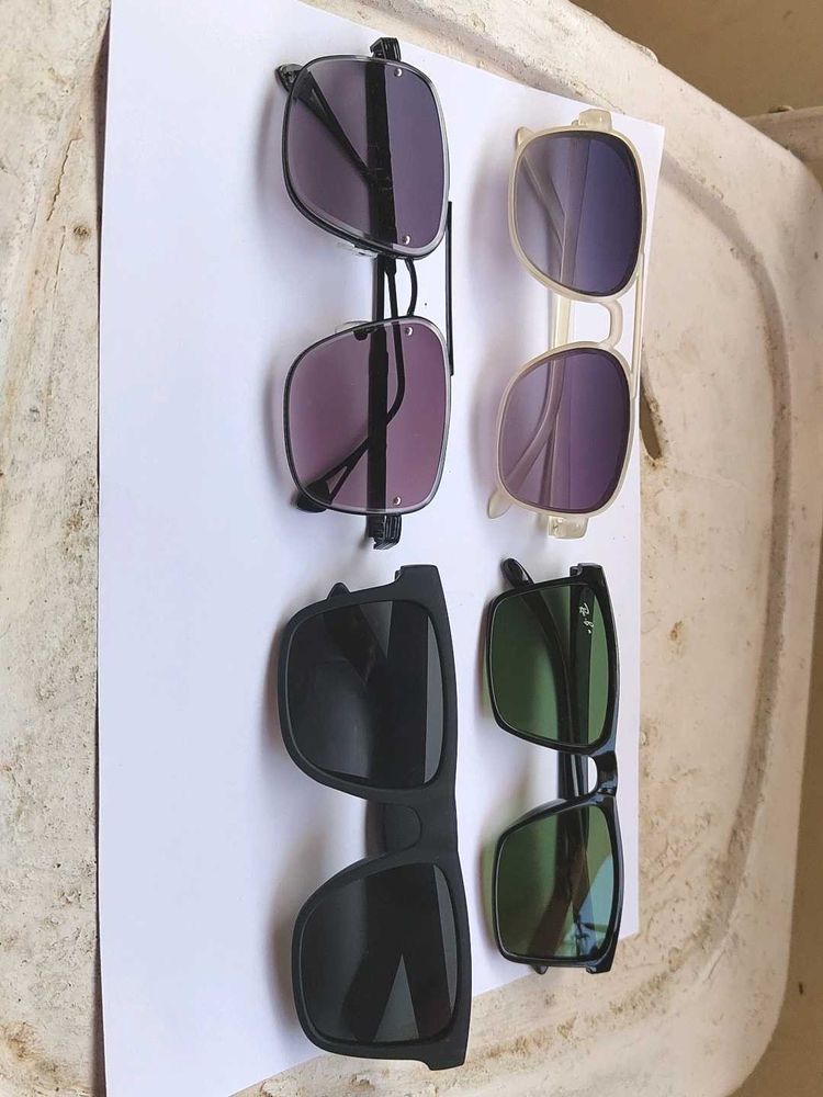 Set of 4 Clip-On Sunglasses