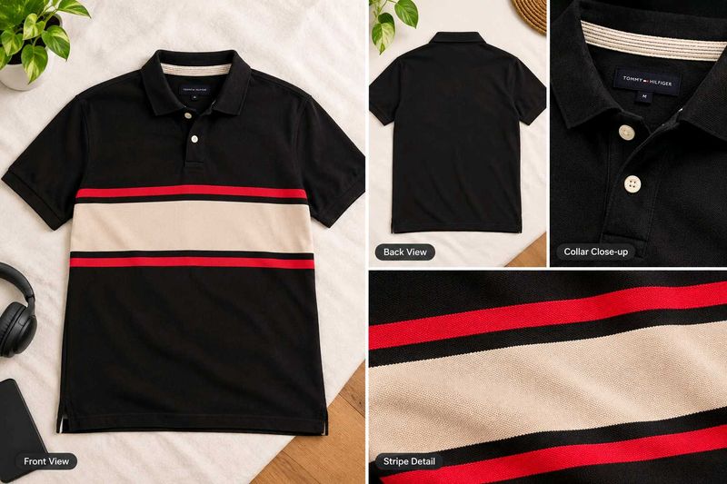 Tommy Hilfiger Men's Striped Polo Shirt