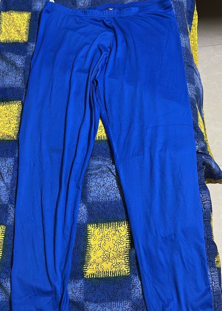 Royal Blue Comfort Ankle Length Leggings