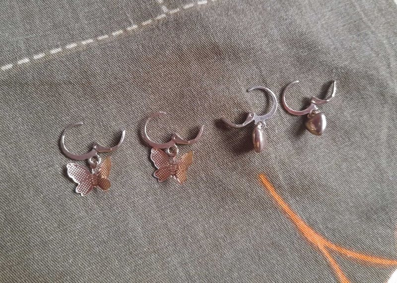 SET OF 2 GOLD PLATED EARRINGS❤️‍🔥