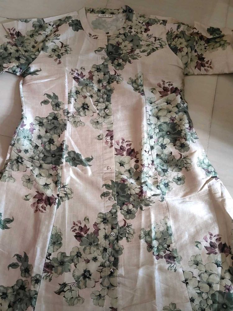 Floral Print Kurta