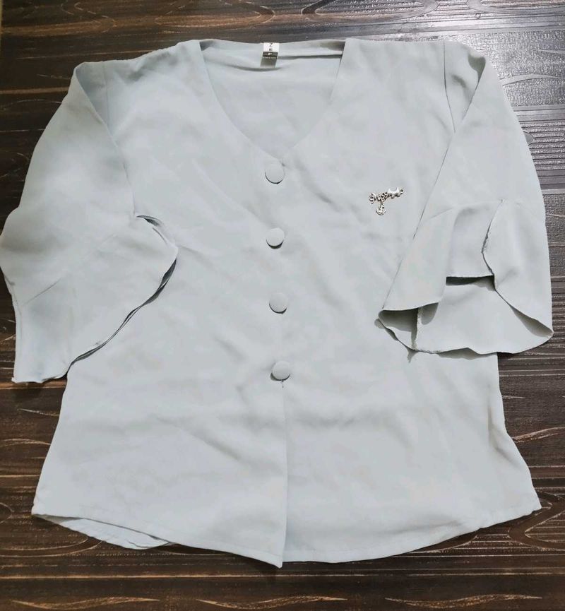 Elegant Bell Sleeve Top🪬