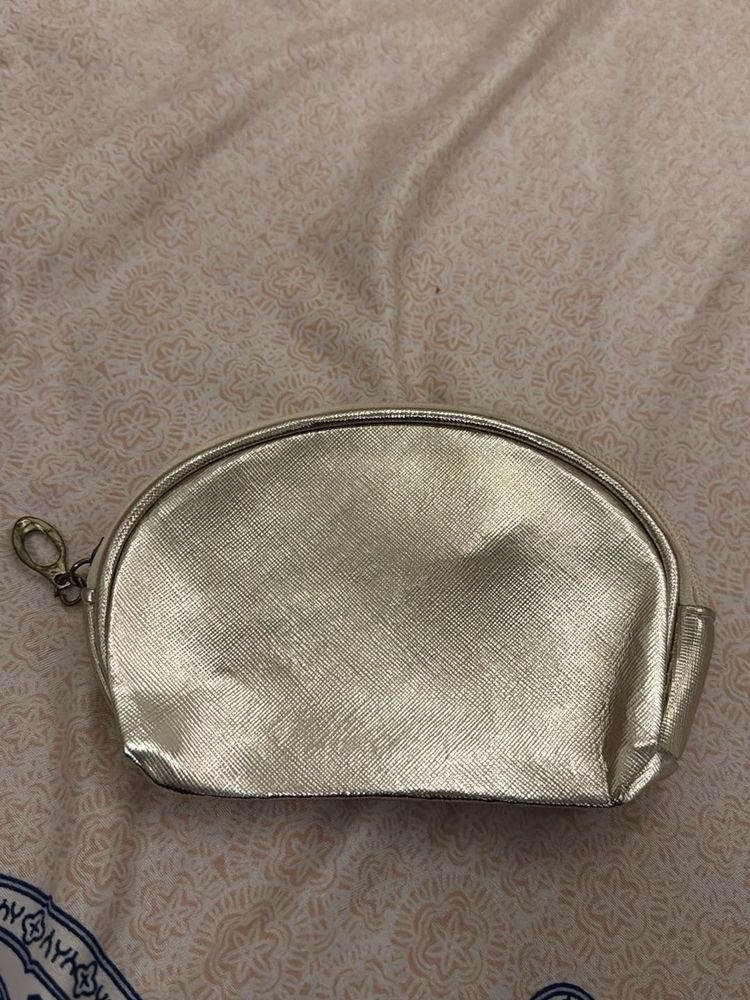 Metallic Gold Pouch