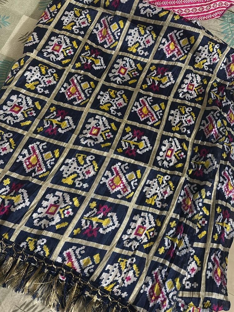 Exquisite Printed Dupatta with Tassels