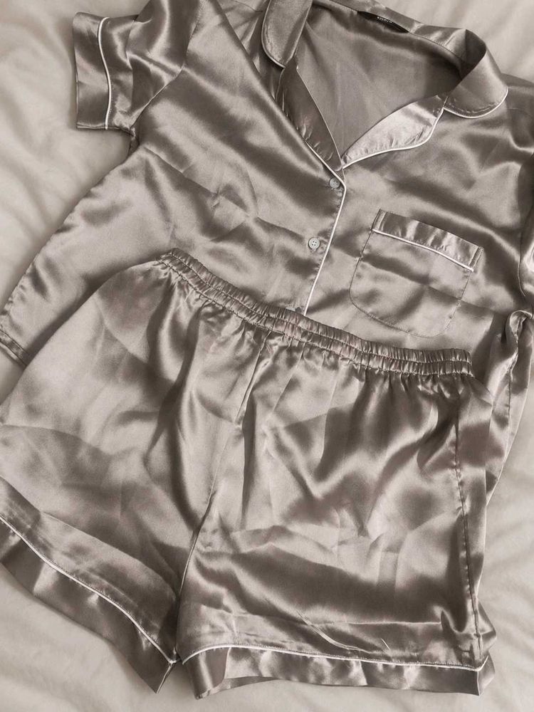 Satin Pajama Set - Loungewear