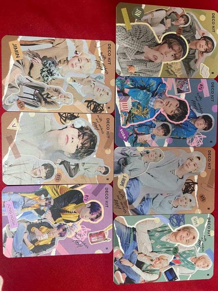 BTS Deco Kit Photocards