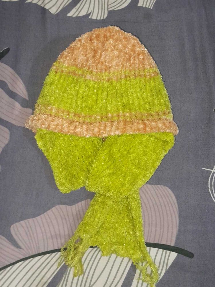 Handmade  Hat Scarf For Winter