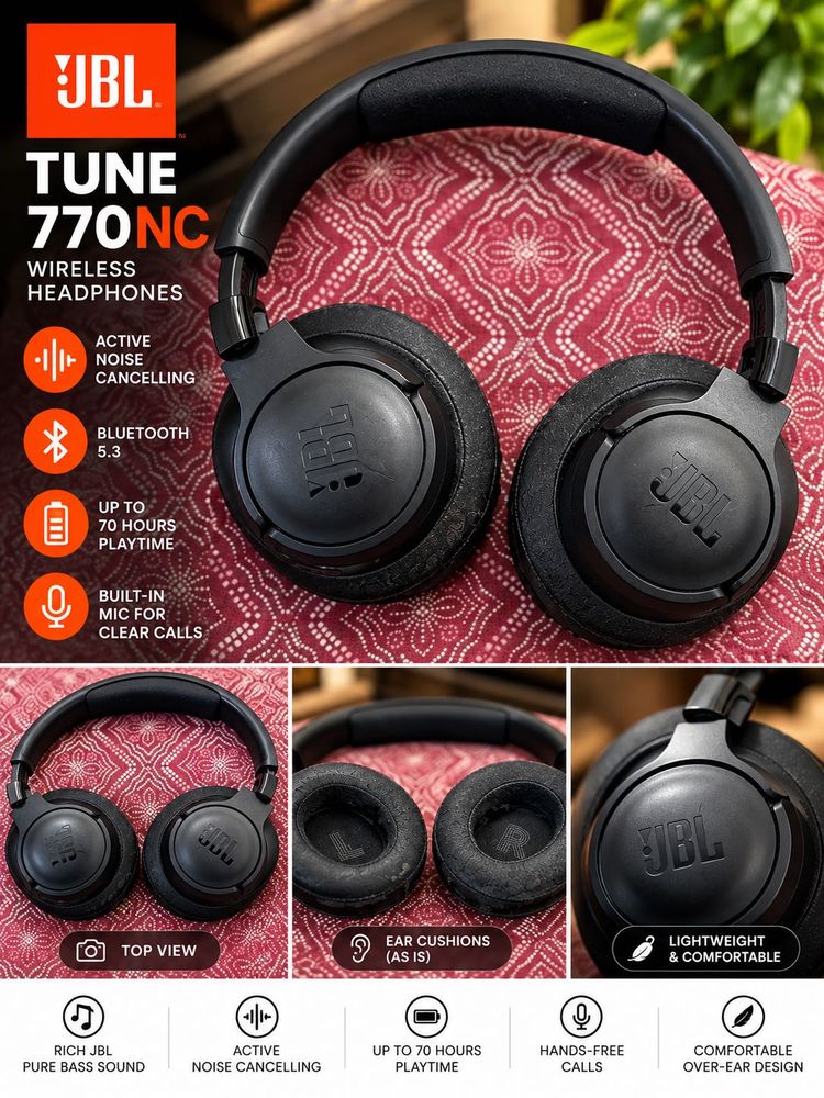 JBL Tune 770NC Wireless Headphones