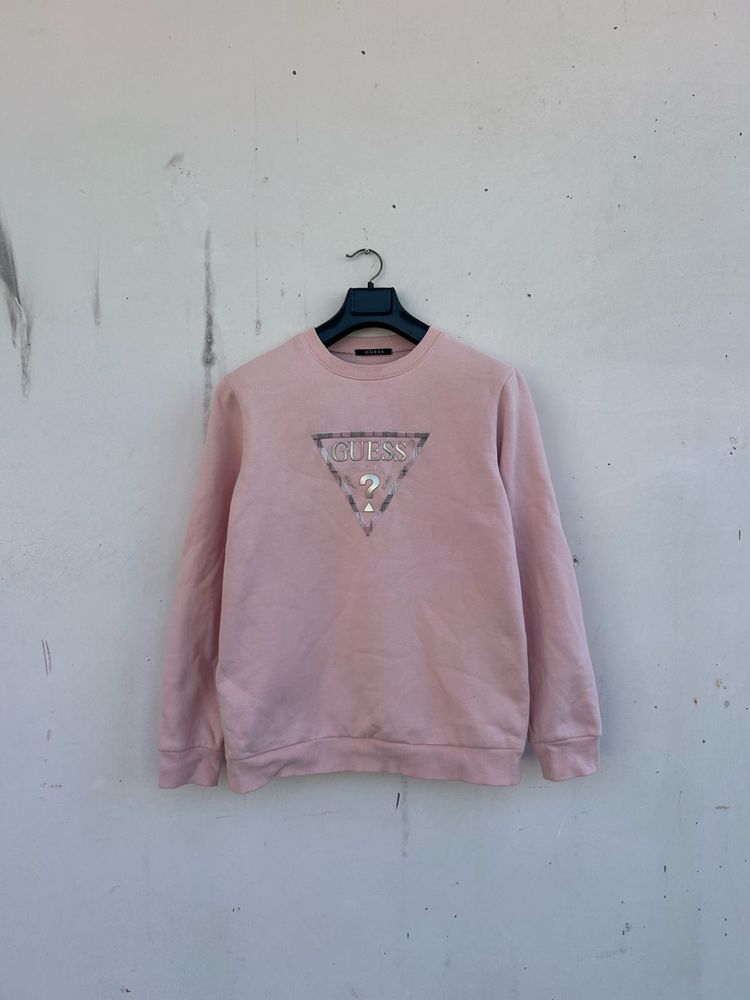 Guess Pink Logo Sweatshirt
