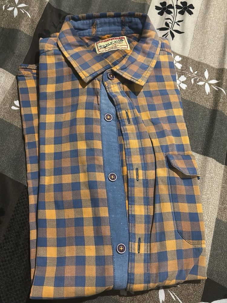 Men's Plaid Casual Shirt