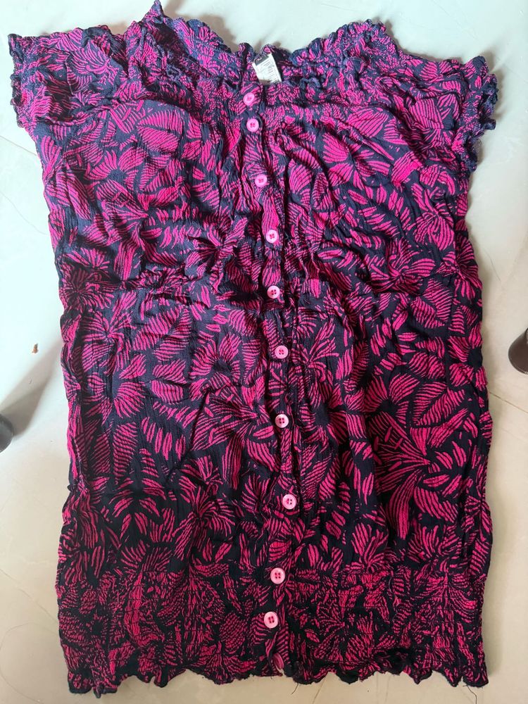 Boho Floral Print top
