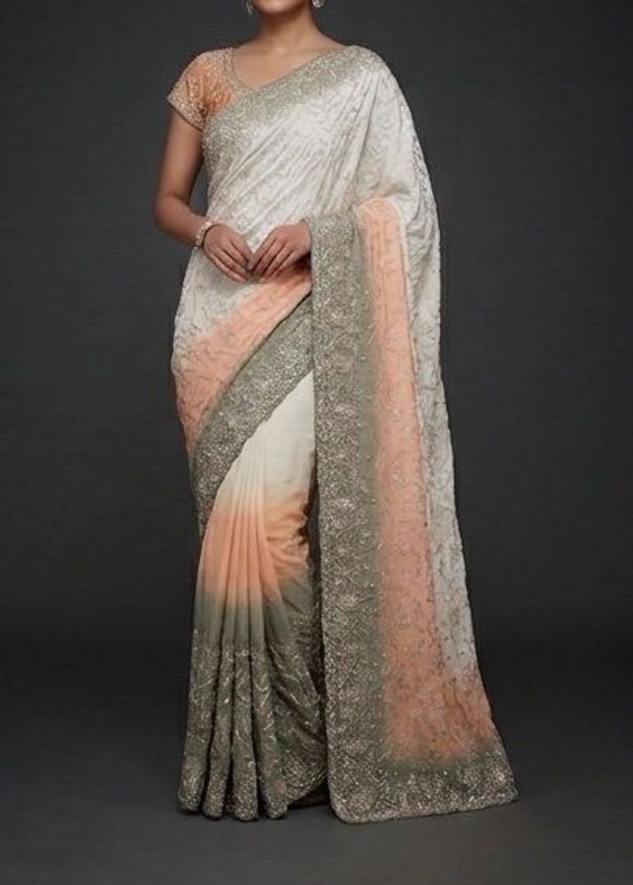 Elegant Ombre Silk Saree