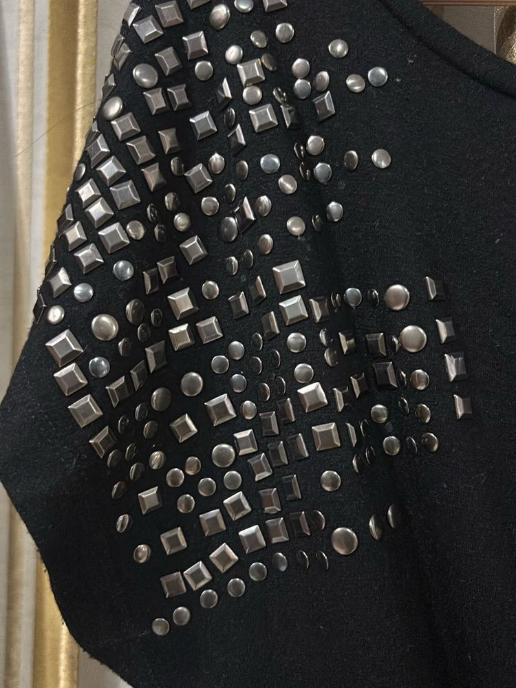 Studded Black dress