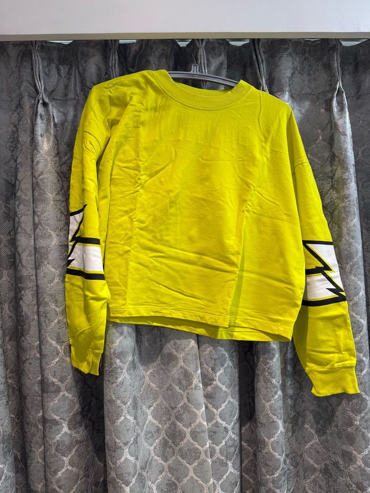 ONLY BRAND - Bright Yellow Long Sleeve Top
